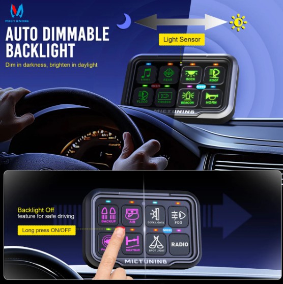 Rofaborð 8 rofa - Image 3