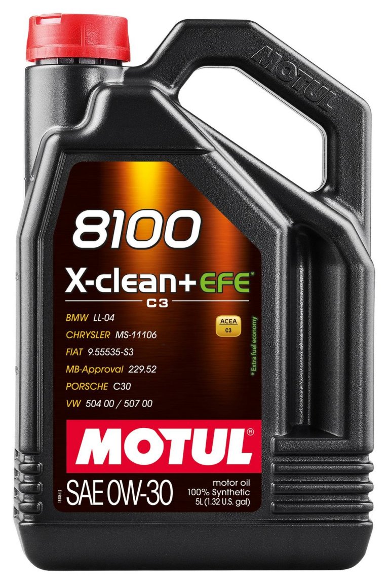 Motul 8100 X-Clean+ EFE 0W-30 5L