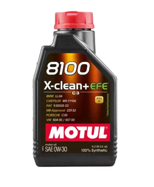 Motul 8100 X-Clean+ EFE 0W-30 1L