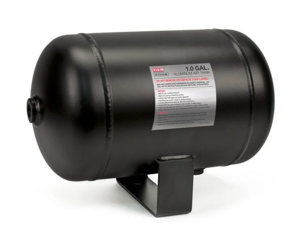 Loftkútur Viair 1 gallon úr svörtu áli