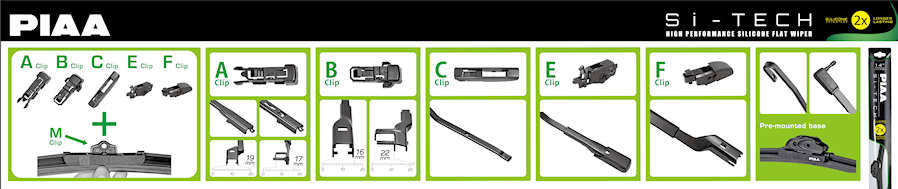 Piaa rúðuþurrka 19" (475Mm) Si-Tech - Image 2