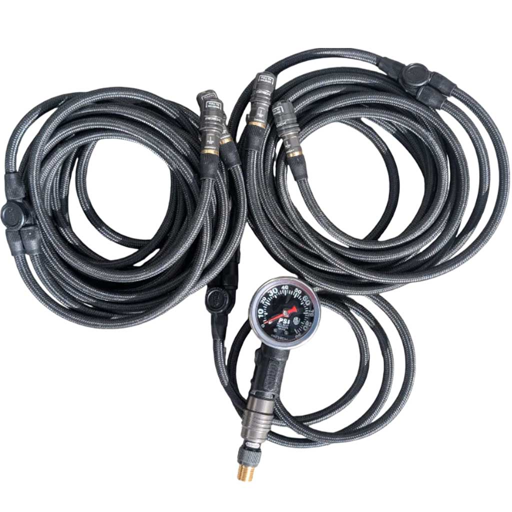 Loftslanga f.4 dekk m. mæli 90psi