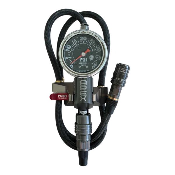 Apex Precision loftmælir með festingu og slöngu 0-40 psi